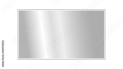 Transparent shiny glass plate. Clear glass showcase on a transparent background. Realistic laptop or TV screen glare or reflection. Vector illustration.