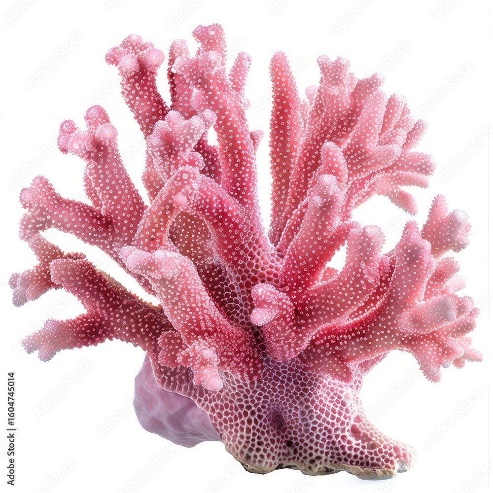 Fototapeta premium Vibrant pink coral reef