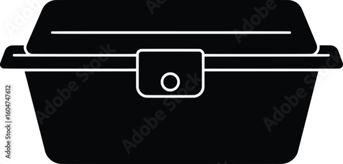 Food Delivery Takeout Vector Illustration for Lunch Box