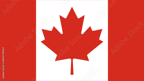 Canadian flag representing national pride and patriotism