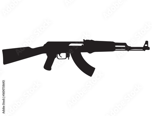 Wallpaper Mural AK-47 GUN SILHOUETTE Torontodigital.ca