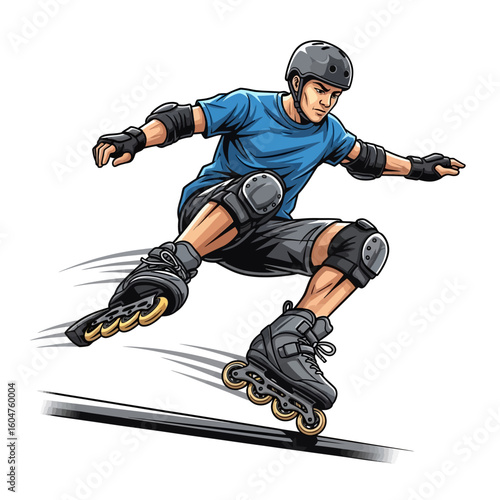 young man jumping on a skateboard