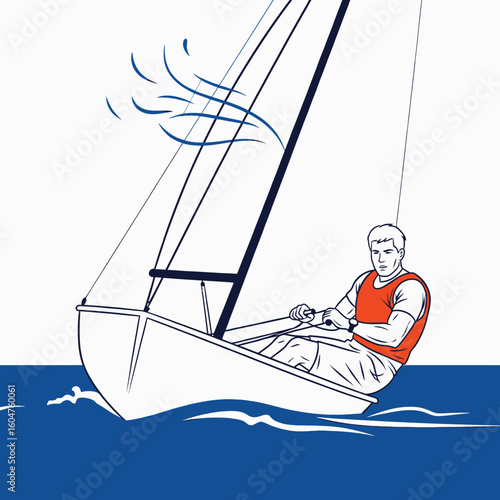 sailing boat in the sea
