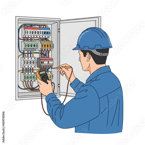 electrician at work