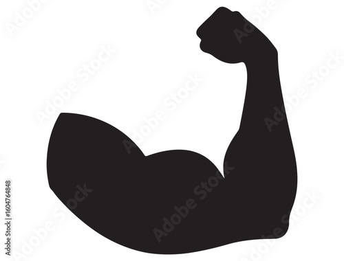 Wallpaper Mural ARM MUSCLE SILHOUETTE Torontodigital.ca