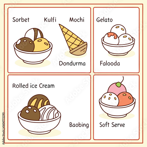 A Delicious Variety of Frozen Desserts From Around the World
