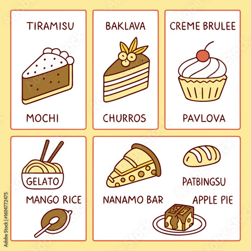 A Delicious Collection of International Desserts and Sweet Treats