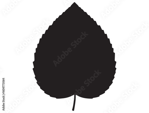 ASPEN LEAF SILHOUETTE