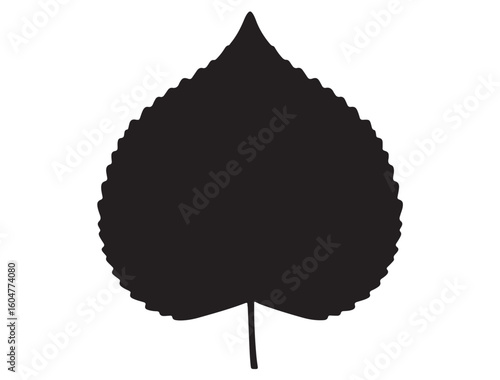 ASPEN LEAF SILHOUETTE