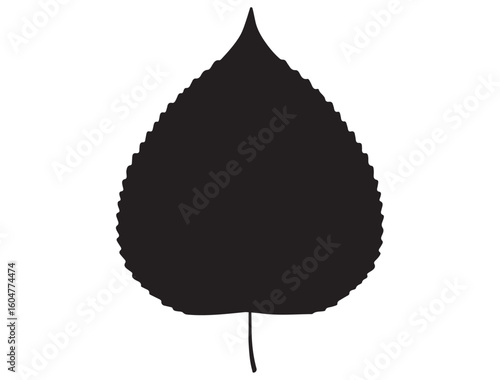 ASPEN LEAF SILHOUETTE