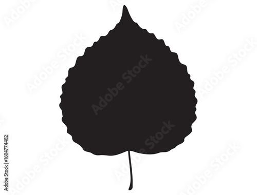 ASPEN LEAF SILHOUETTE