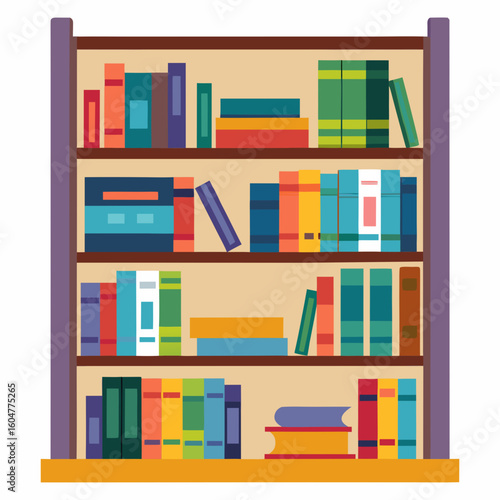 bookshelf with books