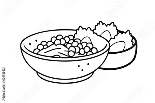 Salad With Roasted Chickpeas Cucumber