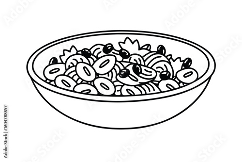 Light Greek Pasta Salad With Olives C