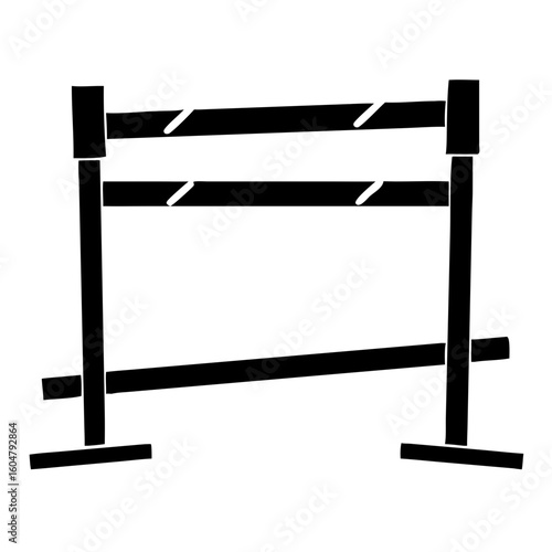 Hurdle Bar Obstacle Course Equipment for Sports Training, Athletic Events, Fitness Blogs, School Gymnasiums, and Competition Websites