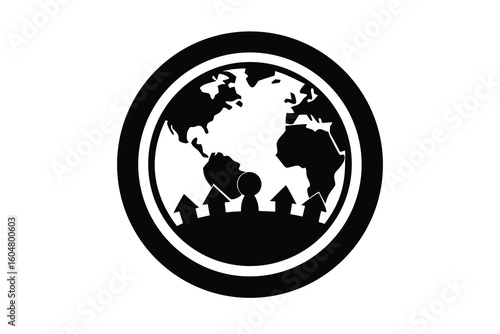 world issues   problems vector icon