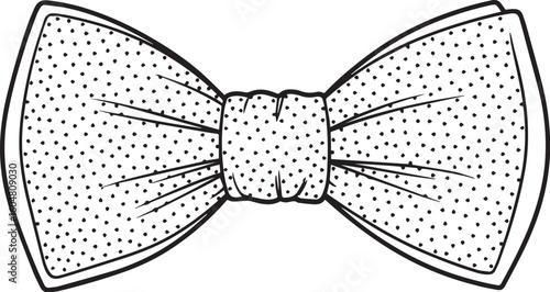 Polka dot bow tie accessory formal wear fashion