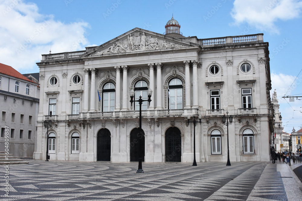 Fototapeta premium Hôtel de ville de Lisbonne Portugal. 