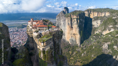 Meteora is a rocky region w...