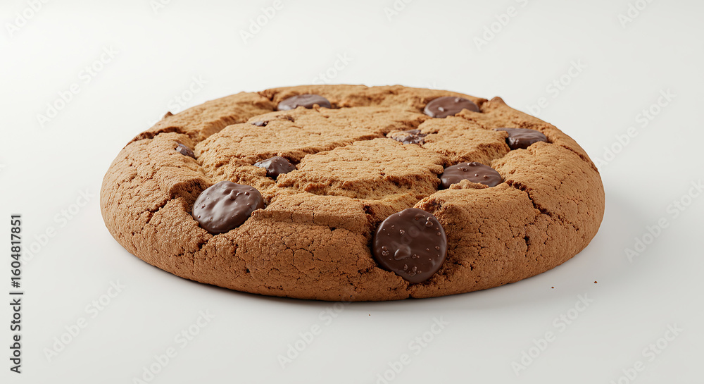 Fototapeta premium Chocolate chip cookie close up