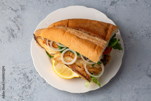 Turkish Fish Bread - Fish s...