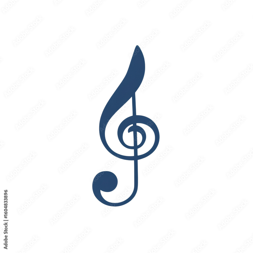 Fototapeta premium Music note design in simple and elegant style, perfect for artistic projects