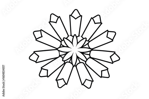 Sliced Carrots In Circular Shape Clean Vector