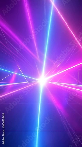 Abstract laser beams design