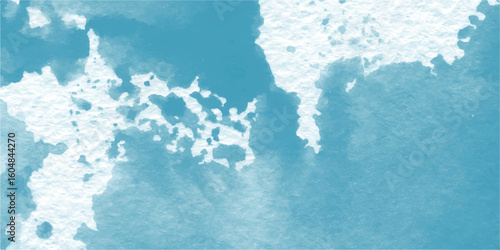 Abstract watercolor texture in shades of aqua and white suitable for backgrounds and creative design projects