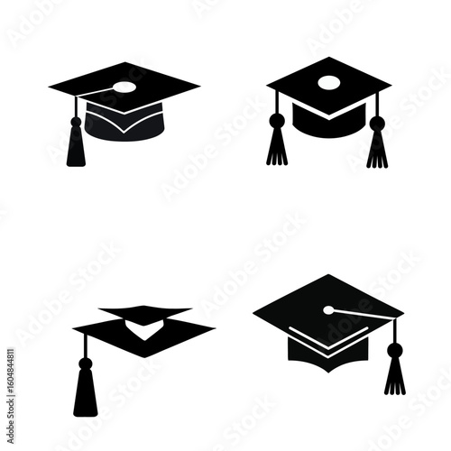 a vibrant banner advertisement featuring a graduation cap, suitable for academic events, commencement ceremonies, or educational promotions.
