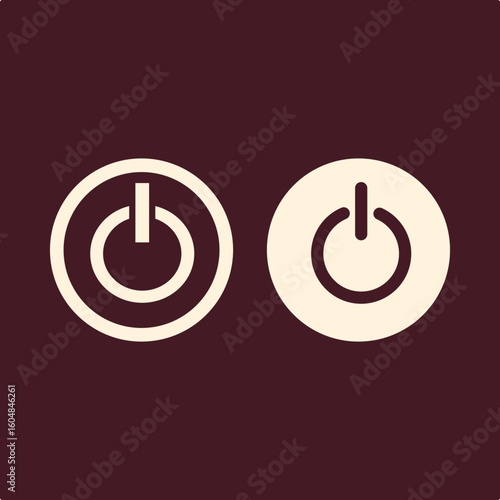 Shut down trendy useful important vector Illustration design magnificent colorful background