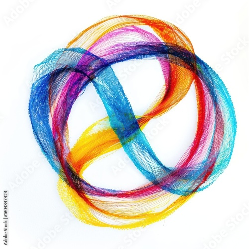 Wallpaper Mural Abstract colorful circular design Torontodigital.ca