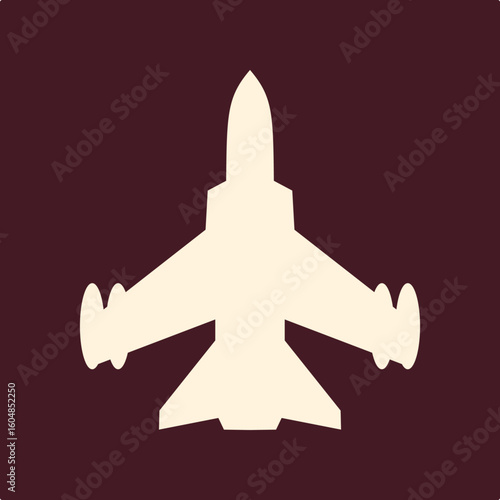 Jet plane trendy useful important vector Illustration design ravishing colorful background
