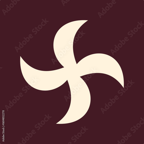 Propeller trendy useful important vector Illustration design ravishing colorful background