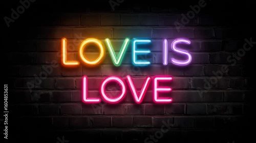 Rainbow Neon Sign 