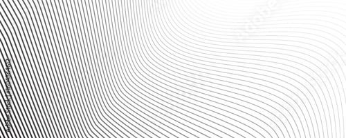 Wallpaper Mural Abstract seamless background with dynamic curve line wallpaper vector image for backdrop or presentation. eps10 Torontodigital.ca