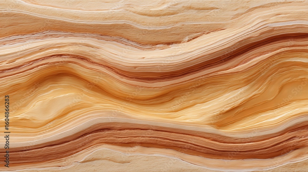 Fototapeta premium Close-Up of Naturally Eroded Sandstone Wall Showcasing Intricate Textures and Warm Earthy Tones