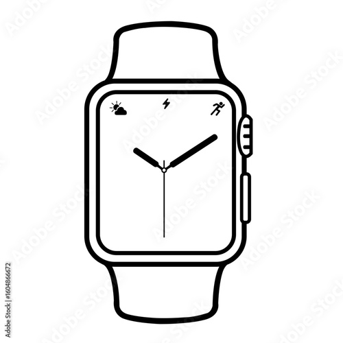 Minimalist style wristwatch