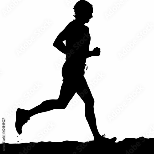 Chasing Miles Runner's Silhouette Life