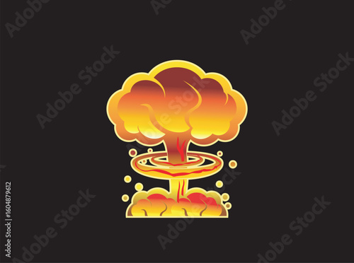 exploding of nuclear bomb