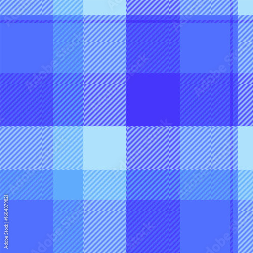 Serene blue plaid pattern, perfect for textile design, apparel, or website backgrounds.  This calming image evokes feelings of tranquility and order.