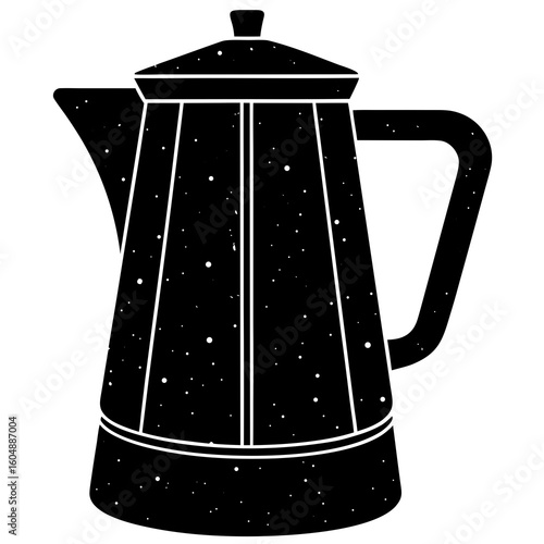 Coffee Pot   icon featuring toast, eggs, coffee, and more. Perfect vector for food-themed design