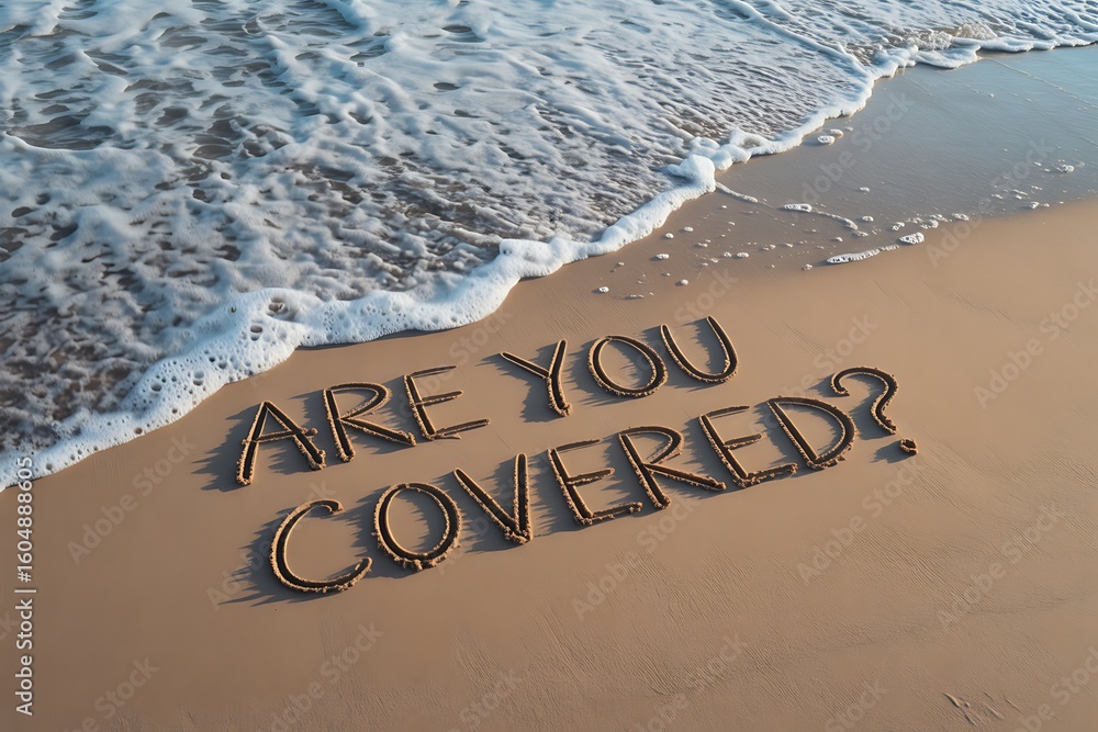 Fototapeta premium Ensure Your Peace of Mind by Confirming Your Insurance Protection