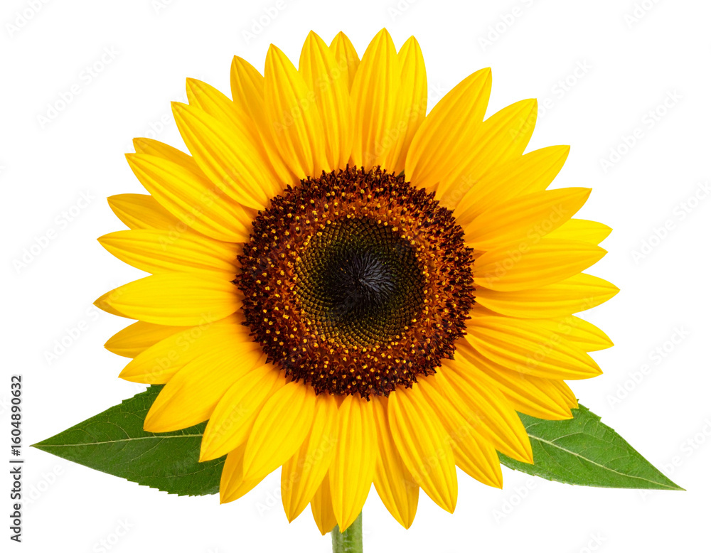 Fototapeta premium Sunflower PNG Isolated on Transparent Background