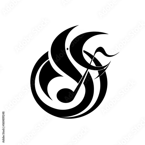 abstract rhythm  black and white edition 