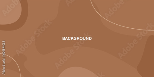 Abstract wavy chocolate backgrounds. Hand drawn various shapes and doodle objects. Contemporary organic modern trendy vector illustrations. Every background is isolated. Pastel colors