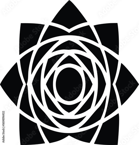geometric patterns with a subtle silhouettes