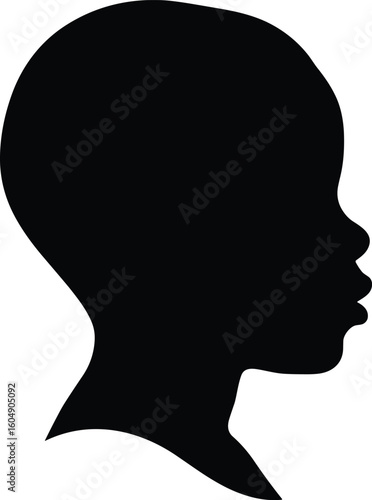 Silhouette of blurred face, mysterious human profile, abstract identity, anonymity in darkness, conceptual shadow portrait, black and white minimalist style