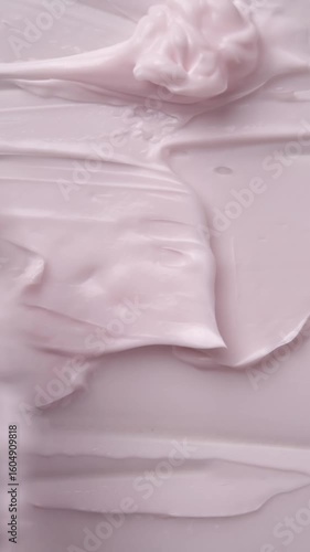 Wallpaper Mural Smooth pastel cream is artfully spread and swirled with a palette knife, creating elegant, flowing texture and modern minimalistic mood. Torontodigital.ca