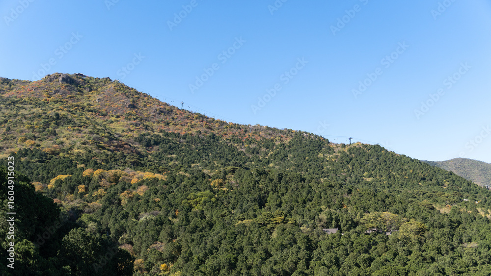 Fototapeta premium mountain landscape with blue sky